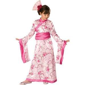  Lets Pretend Childs Asian Princess Pink Kimono Costume 