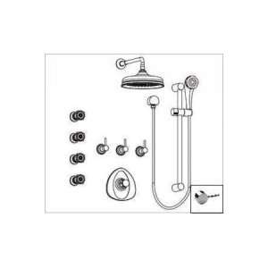  Kit with Volare Straight Lever Handle KIT64 10173.BN