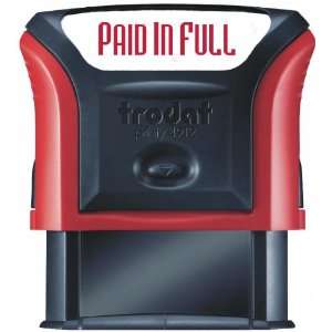   Trodat PAID IN FULL Self Inking Rubber Stamp