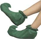 Adult Green Jester Elf Halloween Costume Shoes Lg