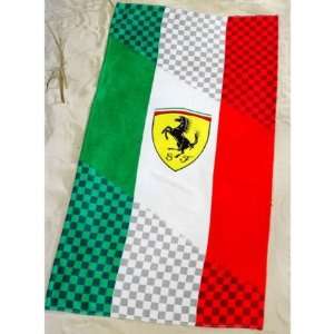  Ferrari Italia Colors Logo Towel