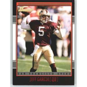  2001 Bowman #15 Jeff Garcia   San Francisco 49ers 