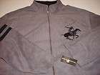   Beverly Hills Polo Club Gray Polar Fleece Zip Front Jacket Size 3X