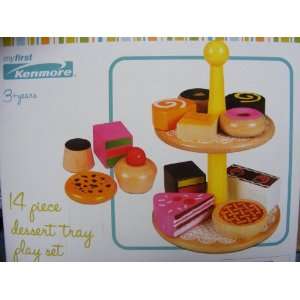  My First Kenmore 14 piece dessert wooden play tray Toys 