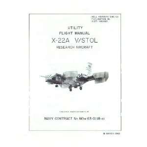  Bell X 22 Aircraft Flight Manual Bell Aircraft Books
