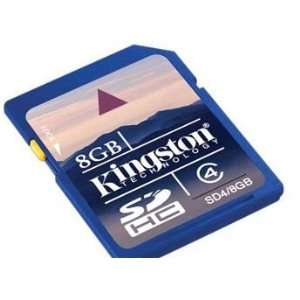 Kingston 8GB Secure Digital High Capacity (SDHC) Card 