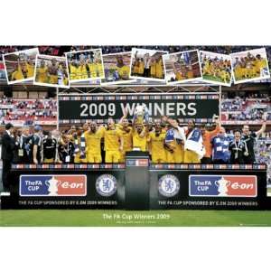  Chelsea FA Cup 2009 Winners Poster