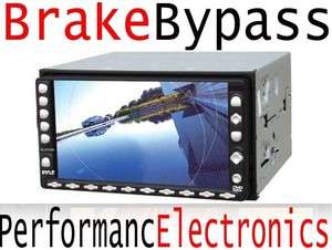 PYLE mobile video DVD player e brake bypass emegency brake bypass hack 