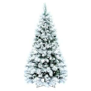  GKI Bethlehem 7.5 Flocked Boulder Pine Prelit Christmas Tree 