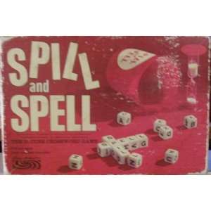  Vintage Spill and Spell   1966 Toys & Games