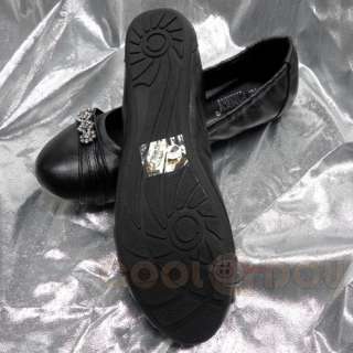 Nice Womens Fashion Casual Comfo Flats Shoes FENIA 613 Black Brand NEW 