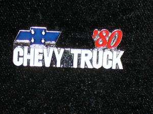 1980   1991 CHEVY TRUCK   hat pin, lapel pin, tie tac  