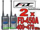 FD 450A UHF 400 470MHz Ham Radio with FREE Earpiece