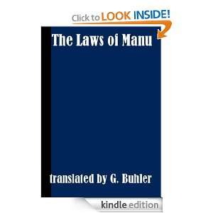 The Laws of Manu G. Buhler  Kindle Store
