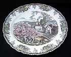 Vintage Friendly Village Platter   The VILLAGE GREEN Excellent 