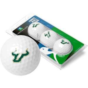  University of South Florida Bulls 3 Golf Ball Sleeves 