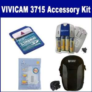  Vivitar ViviCam 3715 Digital Camera Accessory Kit includes 