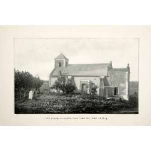  1899 Print Tungillo Church Carolina Puerto Rico Historic 