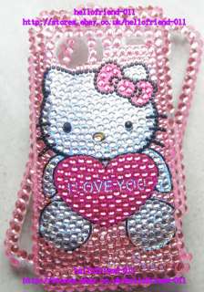 Hello kitty Bling Case Cover For HTC Droid Incredible 6300 #2  