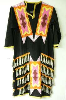 Native American Pow Wow Spirit Dance Regalia / Jingle Dress / Black 
