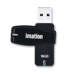 IMATION Flash Drive, USB 2.0, 16GB, Swivel Electronics