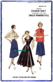   Mannequin Fashiondol Latexture doll pattern Skirt Dress Singer #2