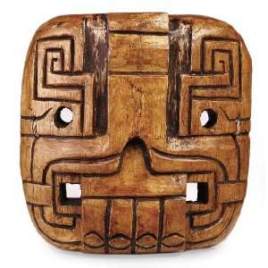  Cedar wood mask, Maya Duality
