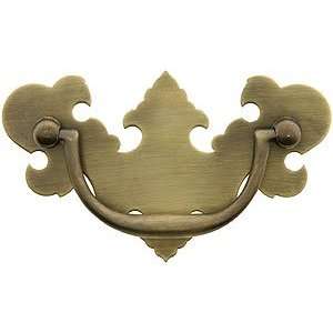 Antique Furniture Hardware. 3 On Center Brass Colonial Revival Style 