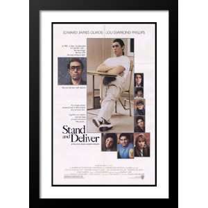 Stand and Deliver 32x45 Framed and Double Matted Movie Poster   Style 