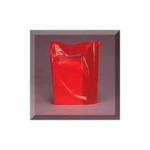  500ea   20 X 5 X 20 Red Premium Plastic Merchandise Bag 