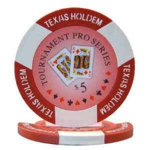    (25)11.5 Gram Tournament Pro Poker Chip $5