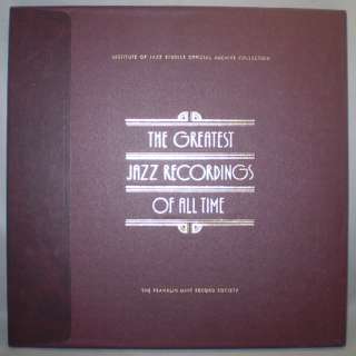 FRANKLIN MINT JAZZ GREATEST RECORDINGS 5 8 4 LP BOX  