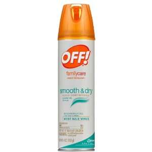  Off Family Care Smooth Dry Insect Repellant Spray 