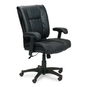  Office Star 93 Series Executive Leather Mid Back Swivel 