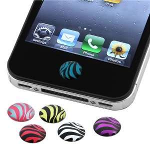  6 Pieces Home Button Sticker compatible with Apple® The 