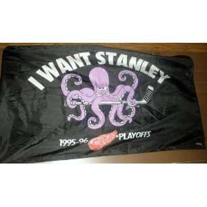  Detroit Red Wings 1997/98 Playoffs I Want Stanley Flag 
