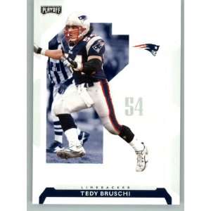 Playoff NFL Playoffs #65 Tedy Bruschi   New England Patriots (Football 