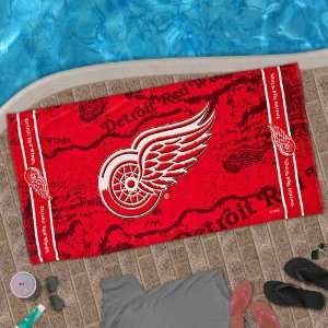    Detroit Red Wings 30 x 60 Red Beach Towel
