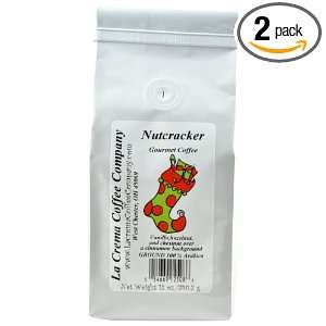 La Crema Coffee Stocking, Nutcracker, 12 Ounce Packages (Pack of 2 