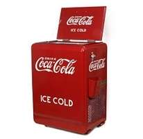 CLASSIC COCA COLA MACHINE Ice Cold Old Style Vending Cooler soda Home 