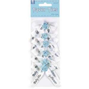  Baby Shower Blue Favor Ties 6ct Toys & Games