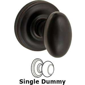  Single dummy egg knob with ketme rose in oil rubbed bronze 