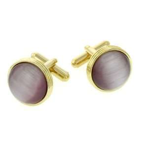   with lilac or purple cats eye with presentation box. Made in the USA