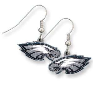  NFL Eagles Enameled Zinc Dangle Earrings Jewelry