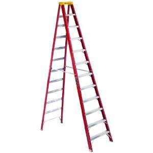Louisville Ladder L 3016 12 Fiberglass Step Ladder, 12 Feet, 300 Pound 