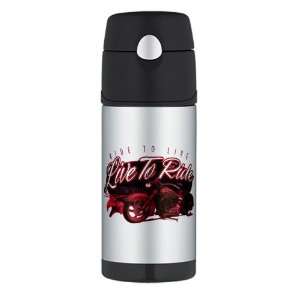  Thermos Travel Water Bottle Live to Ride Ride to Live 