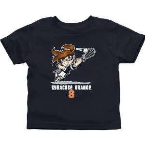  NCAA Syracuse Orange Infant Girls Lacrosse T Shirt   Navy 