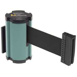   Wall Mounted Retractable Belt in Verdigris Finish