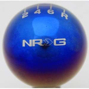 Shift Knobs Ball Style Titanium 6 speed, NRG logo with shift pattern 