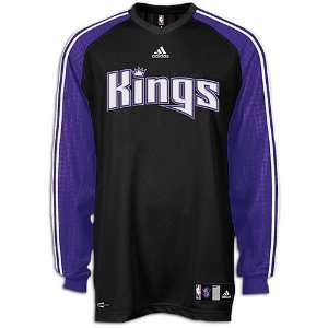 Kings adidas Mens On Court L/S Shooting Shirt  Sports 